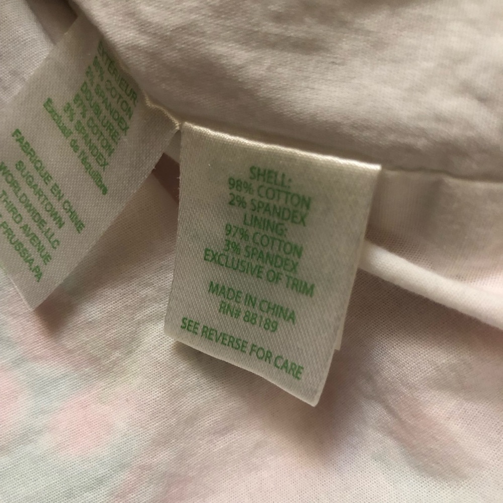 Lilly Putlizer Floral Crochet Bow Tie Pink Multicolor Sleeveless Sheath Dress 2 - Picture 8 of 11